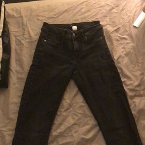 H&M faded black pants